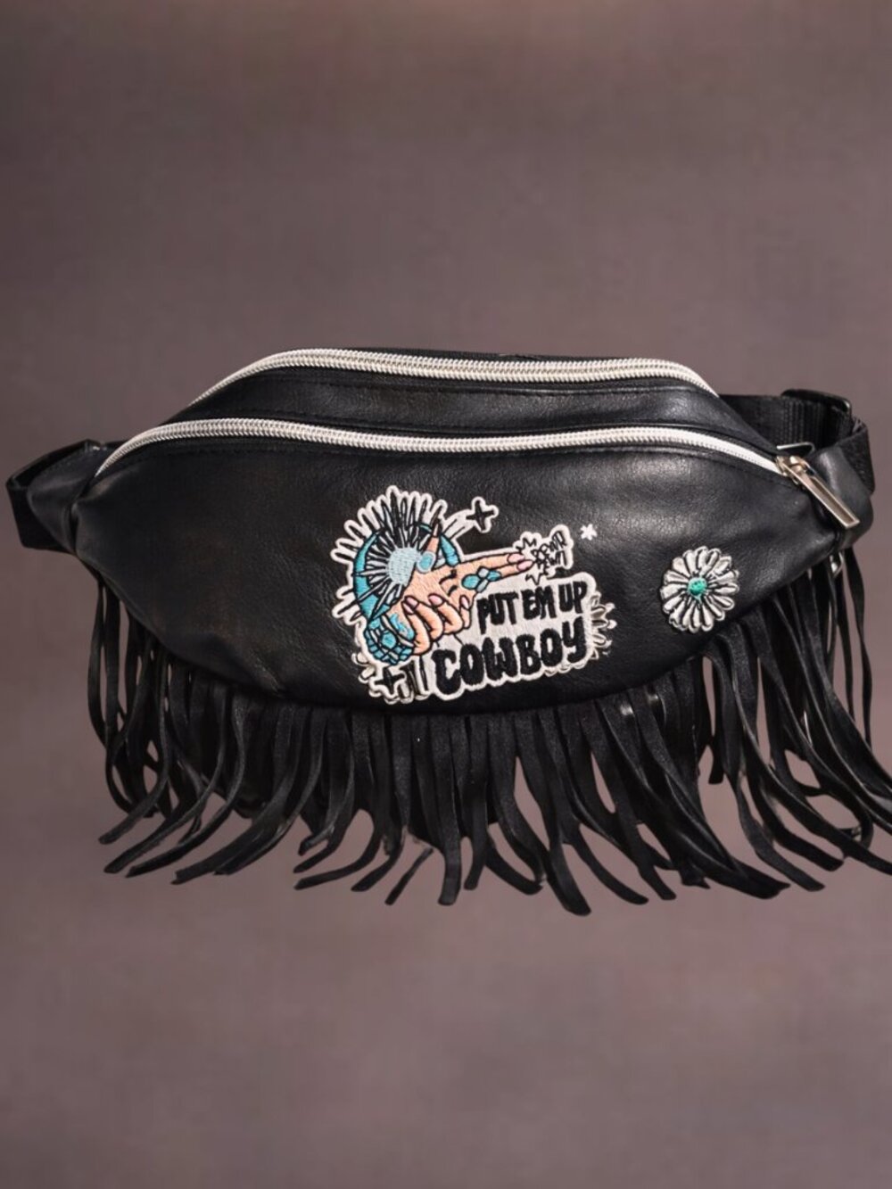 NWT 2 Fly Custom Fringe Bum Bag Western Fanny Pack | BAM Studio One of One Boho